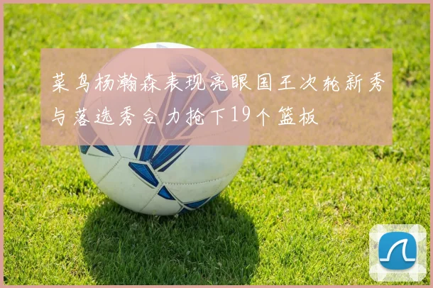 菜鸟杨瀚森表现亮眼国王次轮新秀与落选秀合力抢下19个篮板